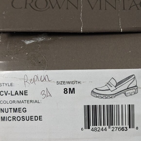 Crown Vintage Lane Chunky Loafers, Nutmeg, Women's 8 - Picture 8 of 8